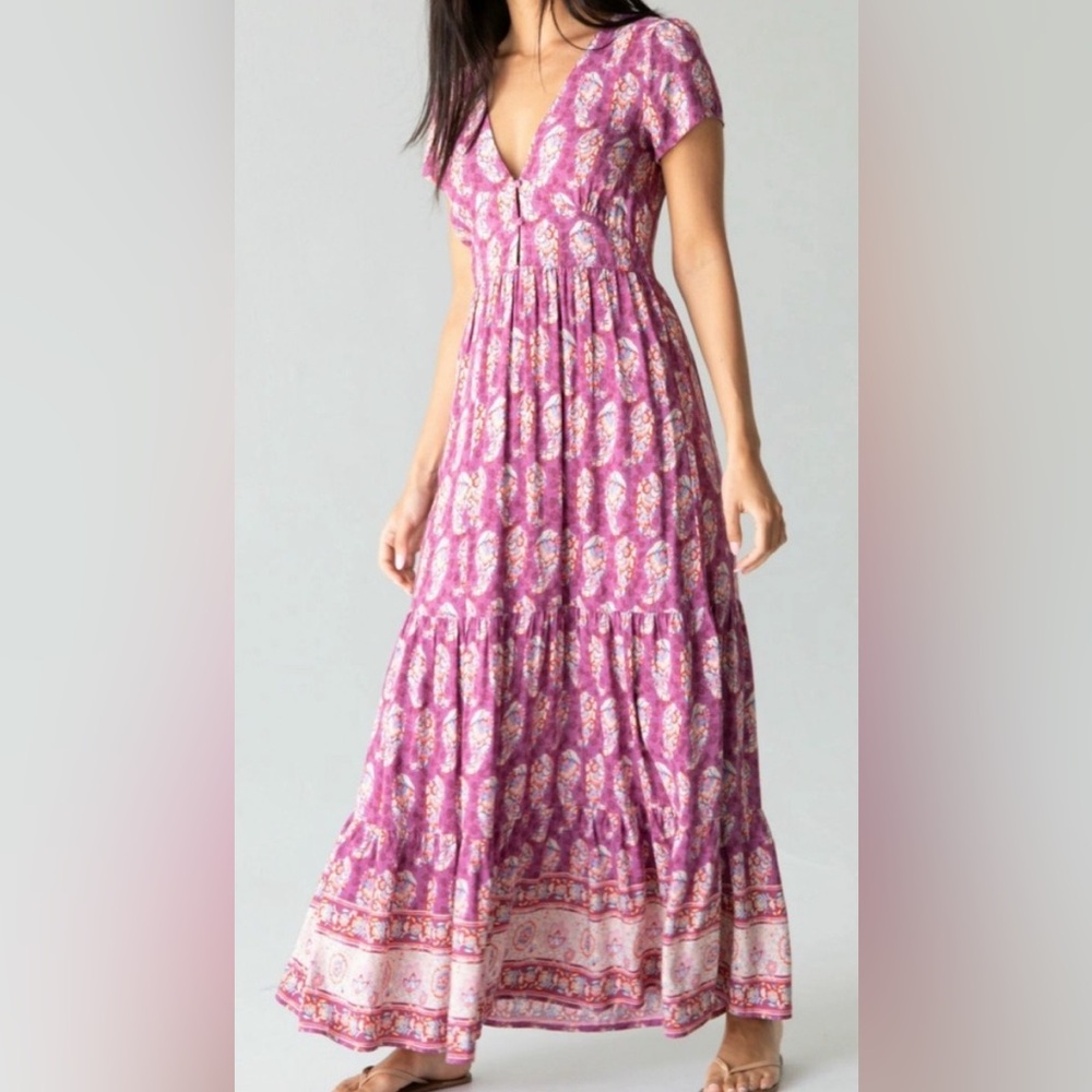 NWOT Natural Life Evangeline Maxi Dress Size XL